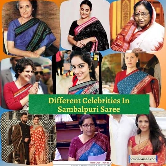Celebrities In Sambalpuri Saree
