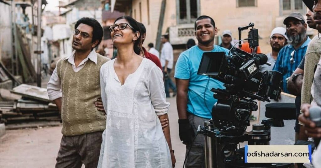 Nandita with Nawazuddin Siddiqi while directing film Manto