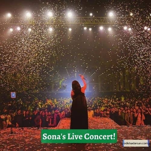 Sona Mahapatra during her live concert