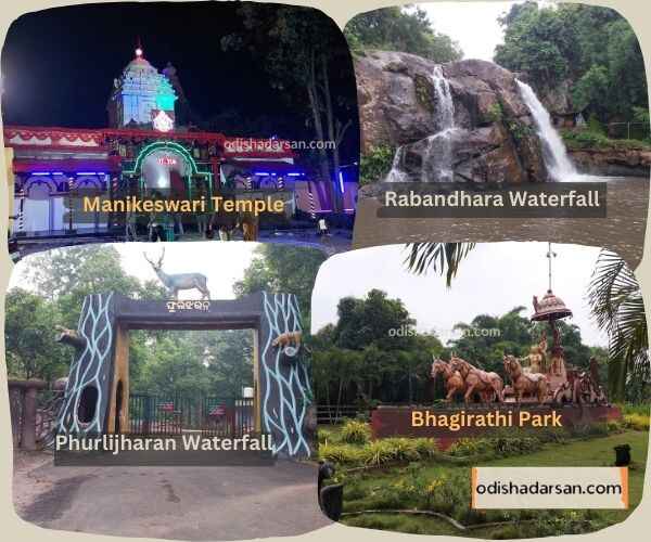 images-of-manikeswari-temple-rabandha-waterfall-phurlijharana-waterfall-and-bhagirathi-park-placed-in-the-image-describing-as-other-best-places-in-bhawanipatna